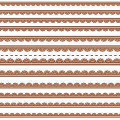 くすみカラーと春色フリルラインサイズ違い素材セット