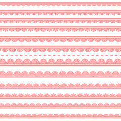 くすみカラーと春色フリルラインサイズ違い素材セット