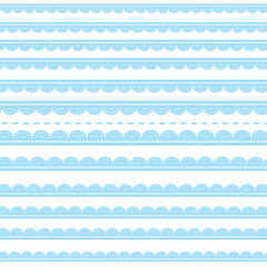 くすみカラーと春色フリルラインサイズ違い素材セット