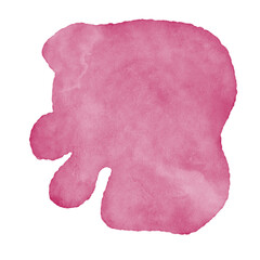Pink Watercolor Abstract Shapes 