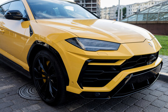 Yellow Lamborghini Urus