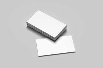 Business card blank mockup