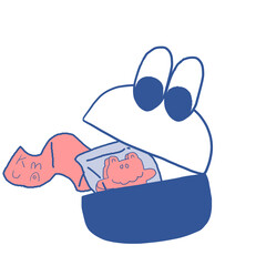 キャラクターかぷせるん