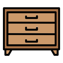 Chest of drawer icon