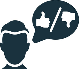 Ethics icon. Monochrome simple sign from core values collection. Ethics icon for logo, templates, web design and infographics.