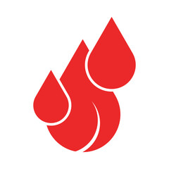 Fototapeta premium blood drop icon