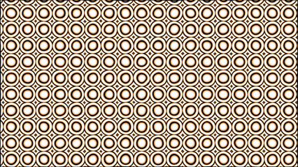 spiral shape of a lot of white orange black circles pattern on abstract background with 3D rendering for circle, geometry and space concepts