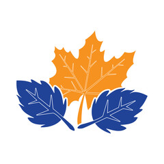 Obraz premium halloween leaves icon