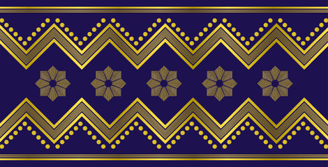 indonesian songket traditional motif pattern vector