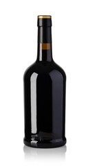 wine bottle on transparent background. png file