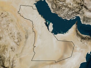 Ash Sharqiyah, Saudi Arabia. Low-res satellite. No legend