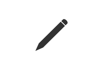 Pencil Icon Vector. Perfect Black pictogram illustration on white background.