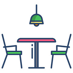 Restaurant table icon