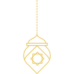 Islamic Lattern Outline