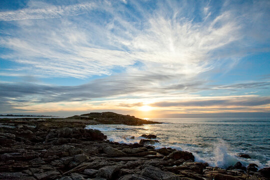 Scenic View Of Pointe De La Torche, Finistere, Brittany, France