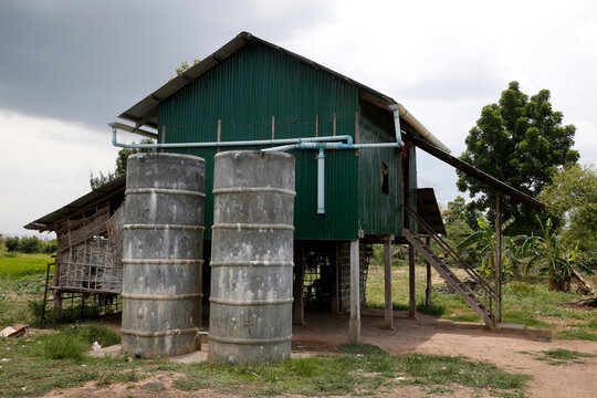 Arrupe Karuna Krom Outreach Program Run By The Catholic Church (jesuits) In Battambang, Cambodia. Housing Program.