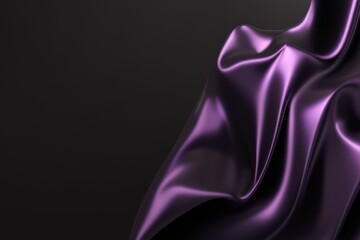 3d render purple wavy background created with generative AI