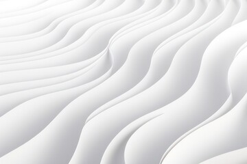Obraz premium white abstract wavy background created with generative AI
