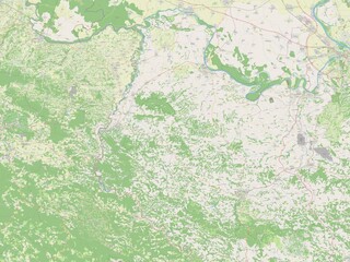 Macvanski, Serbia. OSM. No legend