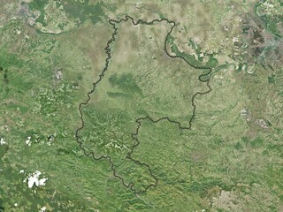 Macvanski, Serbia. High-res satellite. No legend