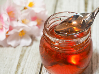 自家製のかりんジャム