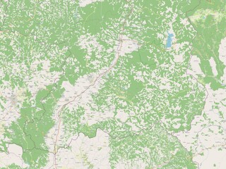 Pcinjski, Serbia. OSM. No legend