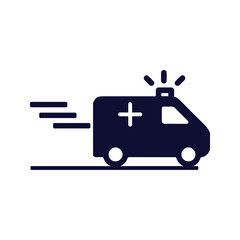 fast ambulance service icon