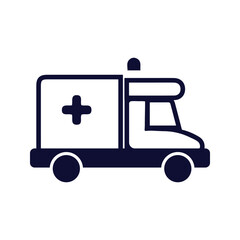 emergency ambulance service icon