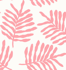 Seamless tropical pattern, floral print.