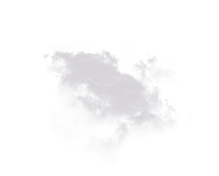 Grey smoke cloud, fog or smokey flare and realistic vector of steam or gas, mist explosion with a powder spray and a design element texture isolated on a transparent and png background