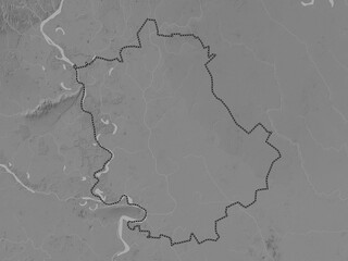 Zapadno-Backi, Serbia. Grayscale. No legend