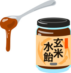 ビン入りの玄米水飴