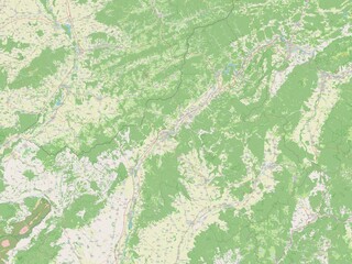 Trenciansky, Slovakia. OSM. No legend