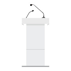 Tribune podium rostrum speech stand - 575883233