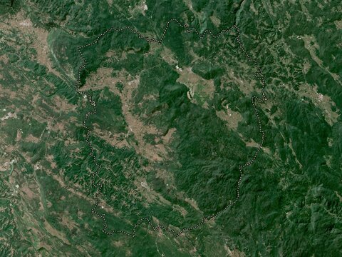 Notranjsko-kraska, Slovenia. Low-res satellite. No legend