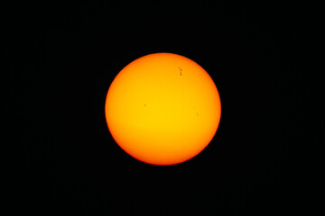 The sun and its sunspots