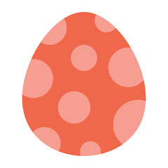 easter egg cartoon spring decoration icon.