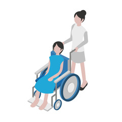 Fototapeta premium Medical Isometric Illustration