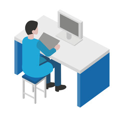 Medical Isometric Illustration