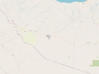 Fototapeta premium Maroodi Jeex, Somalia. OSM. No legend