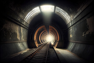 Subway tunnels are typically ventilated using a system of fans and ducts