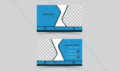 Modern creative corporate business card template