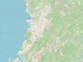 Jeollabuk-do, South Korea. OSM. No legend