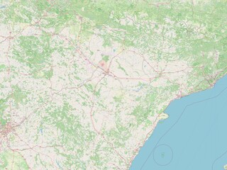 Aragon, Spain. OSM. No legend