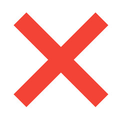x icon button, cross or close icon button