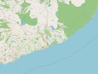 Hambantota, Sri Lanka. OSM. No legend