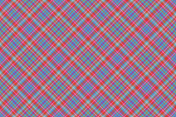 Fabric plaid texture. Seamless background check. Pattern vector tartan textile.