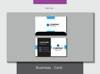 Modern vector creative business card design template