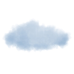 Blue Cloud Watercolor 