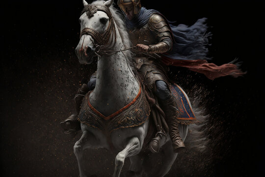 middle eastern style cavalry, generative ai